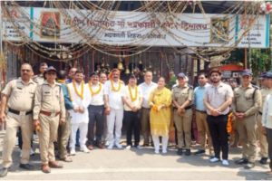 चारधाम यात्रा को लेकर अधिकारियों ने किया मां भद्रकाली मंदिर में पूजन