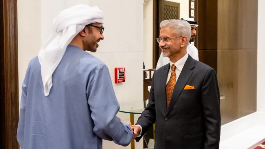 जयशंकर ने UAE के डिप्टी PM अल-नाहयान के साथ की बैठक, द्विपक्षीय और वैश्विक मुद्दों पर की चर्चा